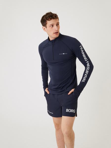 Björn Borg Borg Midlayer Half Zip Marinblå, L