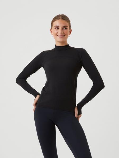 Björn Borg Borg Running Seamless Mock Neck Svart, ML