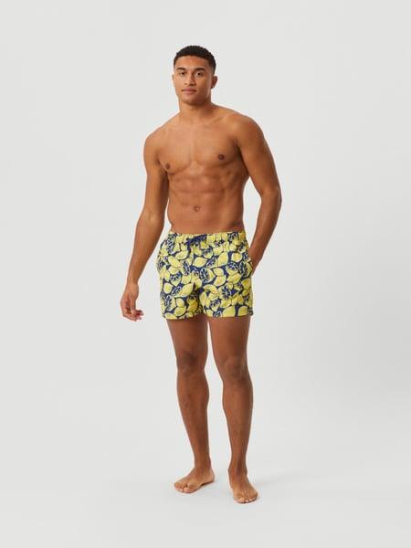 Björn Borg Borg Print Swim Shorts Gul, L