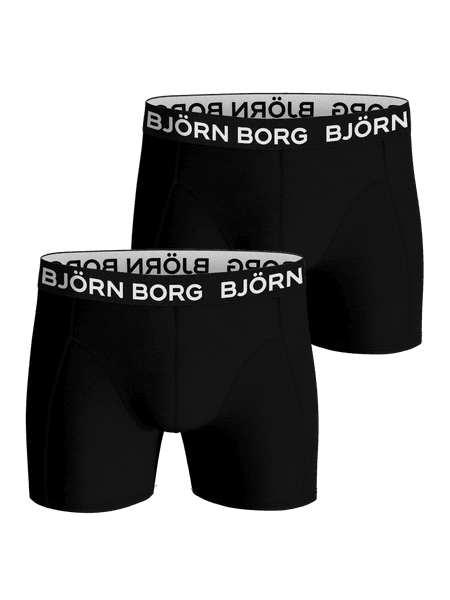 Björn Borg Bamboo Cotton Blend Boxer 2-pack Svart, L