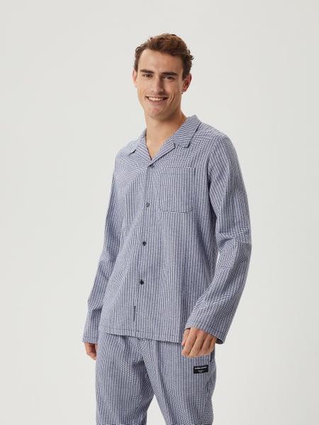 Björn Borg Core Flannel Pyjama Shirt Blå, M