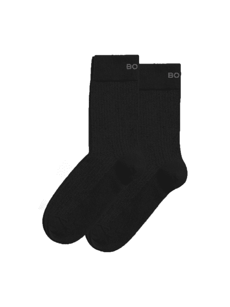 Björn Borg Core Rib Socks 2-pack Svart, 36-40