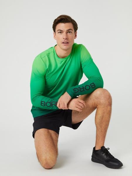 Björn Borg Borg Long Sleeve Print T-shirt Grön, L