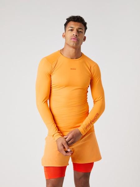 Björn Borg Borg Soft Compression Ls T-shirt Orange, L