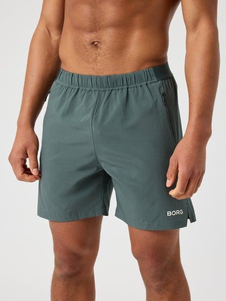 Björn Borg Borg Zip Shorts 7 Inch Grön, L
