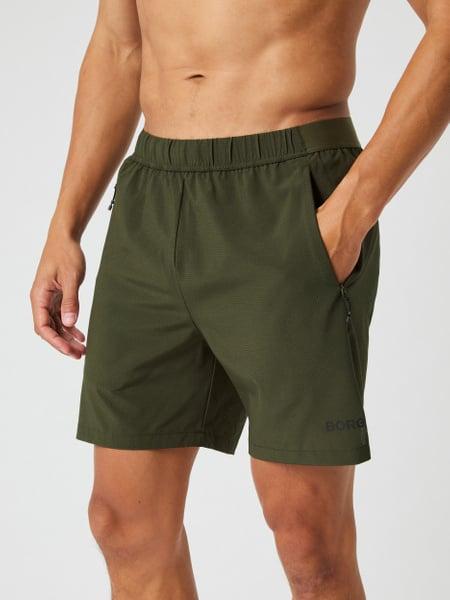 Björn Borg Borg Zip Shorts 7 Inch Grön, L