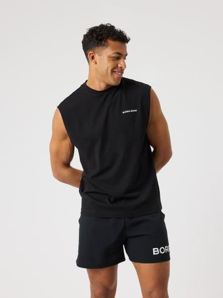 Björn Borg Borg Gym Sleeveless T-shirt Svart, L