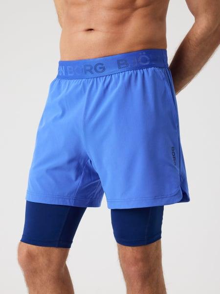 Björn Borg Borg 2 In 1 Shorts Blå, L