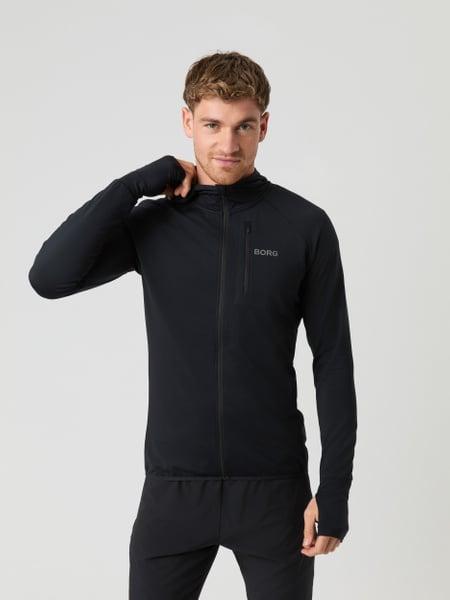 Björn Borg Borg Running Mid Layer Hood Svart, L