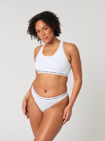 Björn Borg Logo Thongs 3-pack Vit, L