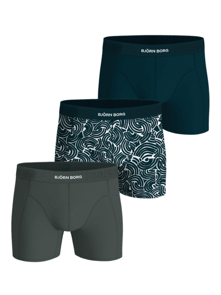 Björn Borg Organic Cotton Stretch Boxers 3-pack Multi, L
