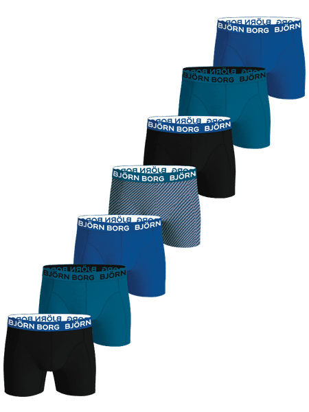 Björn Borg Cotton Stretch Boxers 7-pack Multi, 122-128