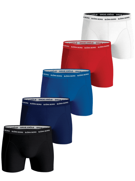 Björn Borg Cotton Stretch Boxers 5-pack Multi, L