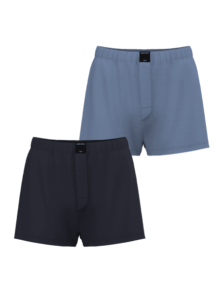 Björn Borg Cotton Stretch Woven Boxer Shorts 2-pack Blå, L
