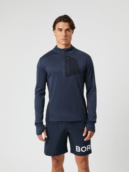 Björn Borg Borg Fleece Midlayer Marinblå, L