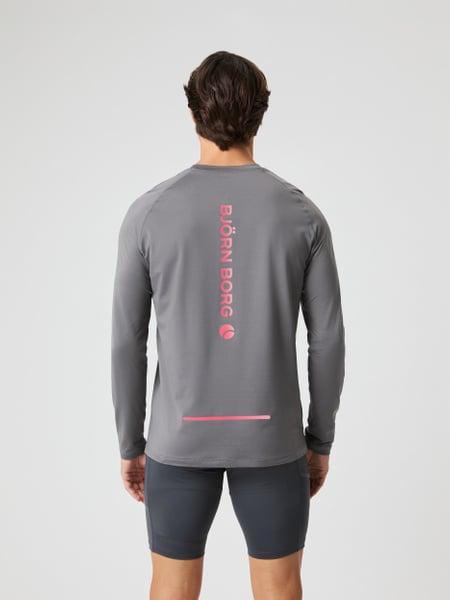 Björn Borg Borg Performance Long Sleeve Brushed T-shirt Grå, L