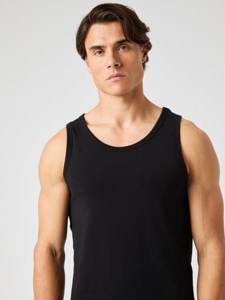 Björn Borg Core Slim Tank 2-pack Svart, L