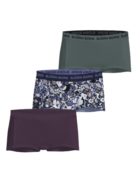 Björn Borg Cotton Stretch Boxers Shorts 3-pack Multi, 122-128