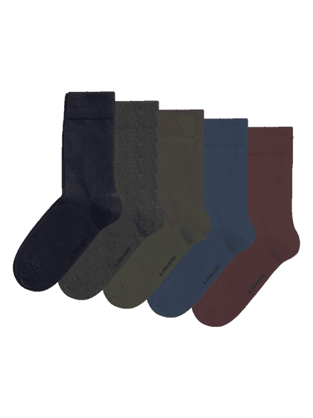 Björn Borg Essential Socks 5-pack Multi, 36-40