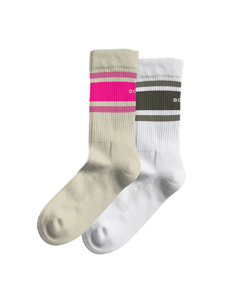 Björn Borg Core Crew Socks 2-pack Vit, 36-40