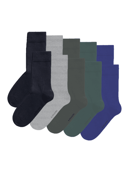 Björn Borg Essential Socks 10-pack Blå, 36-40