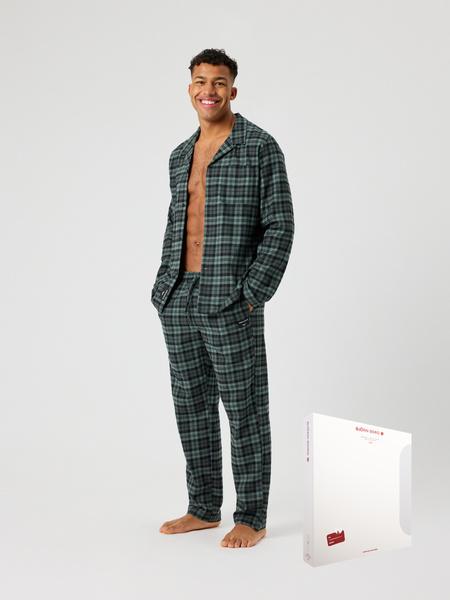 Björn Borg Core Flannel Pyjama Set 2-pack Svart, L