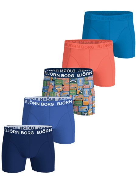 Björn Borg Cotton Stretch Boxer 5-pack , L