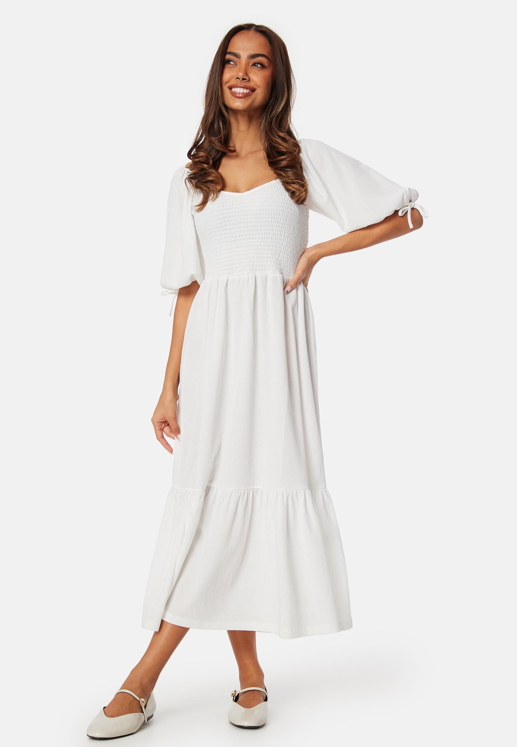 Short Sleeve Smock Dress 2