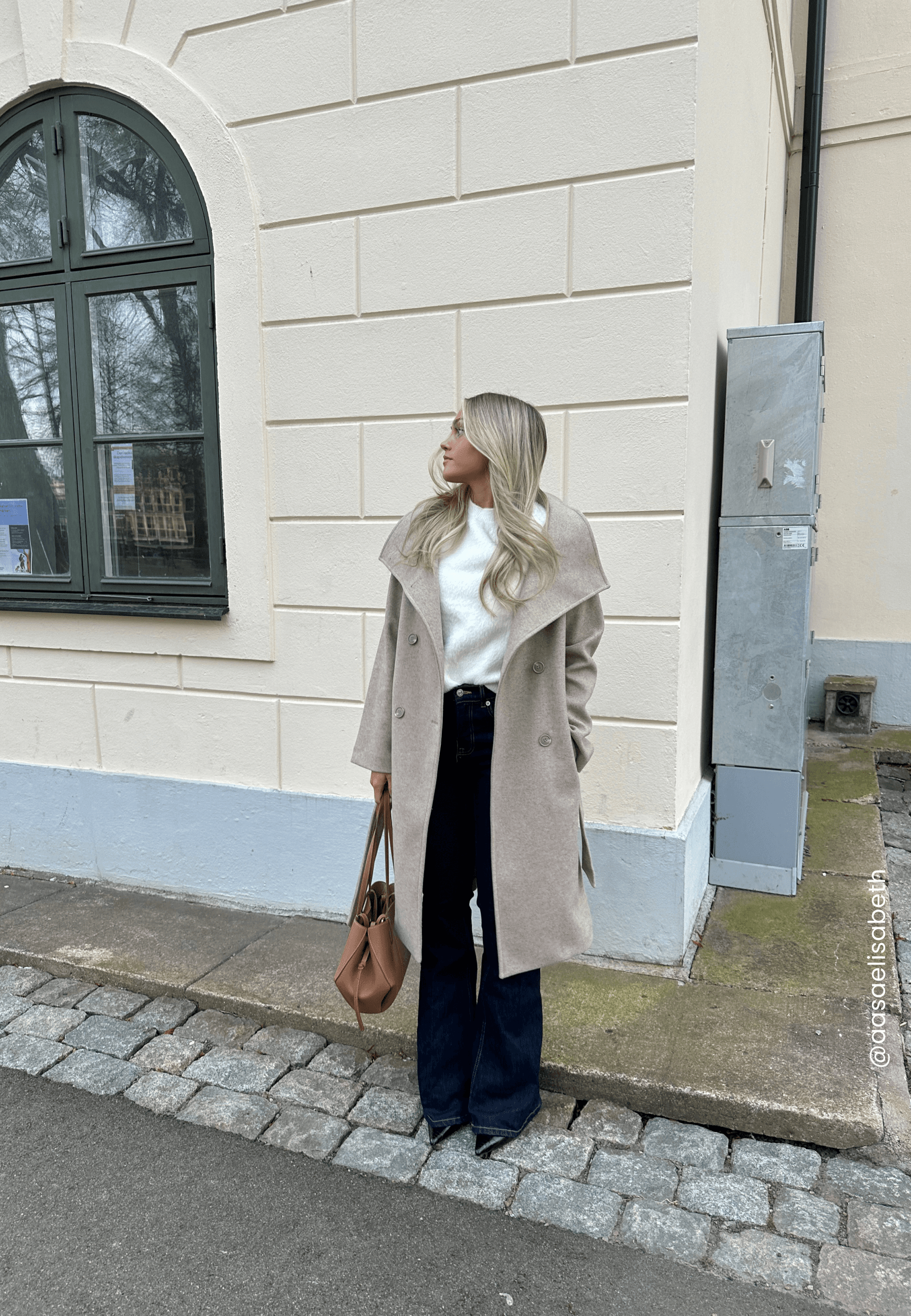 High Neck Midi Coat