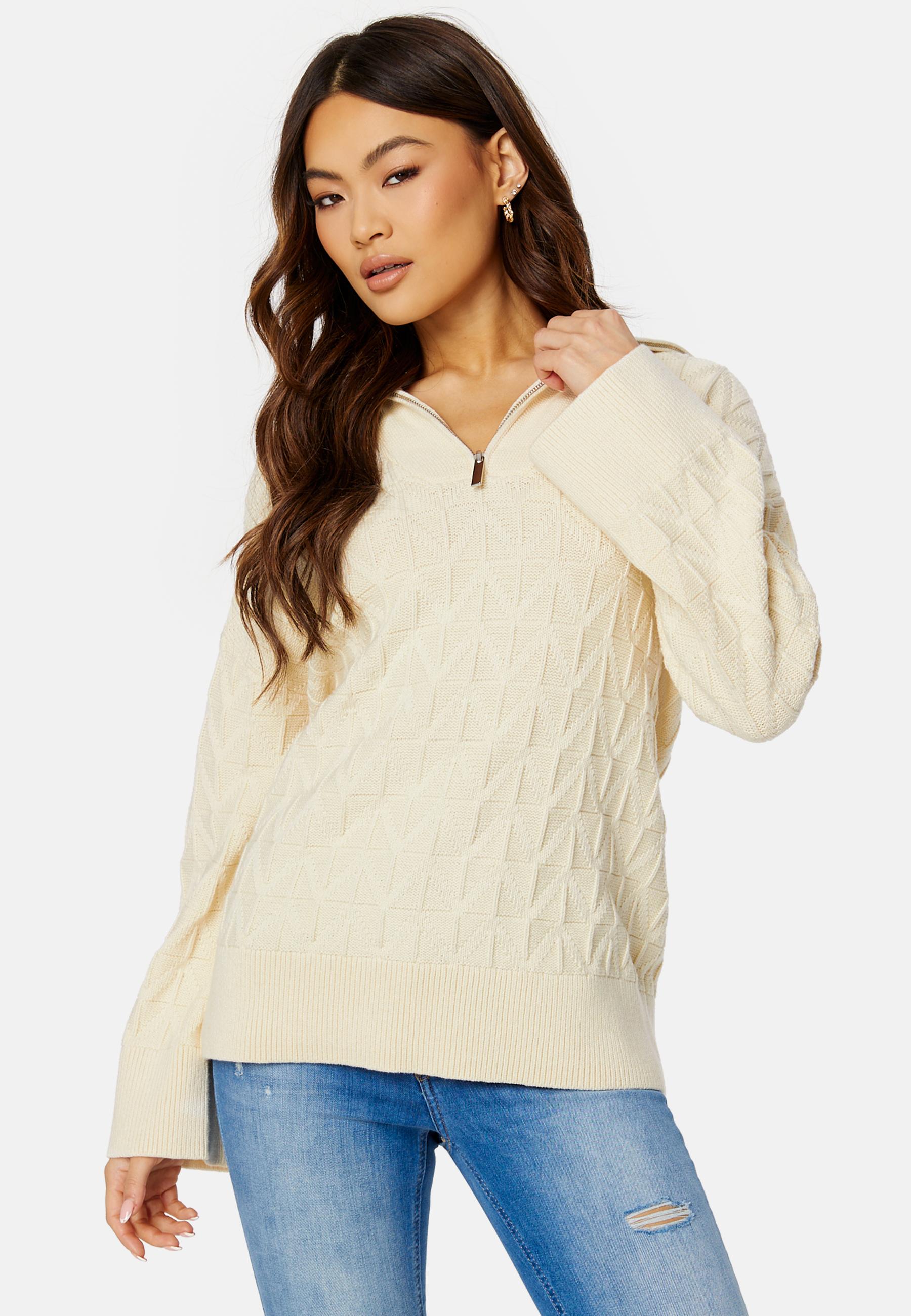 Herringbone Half Zip