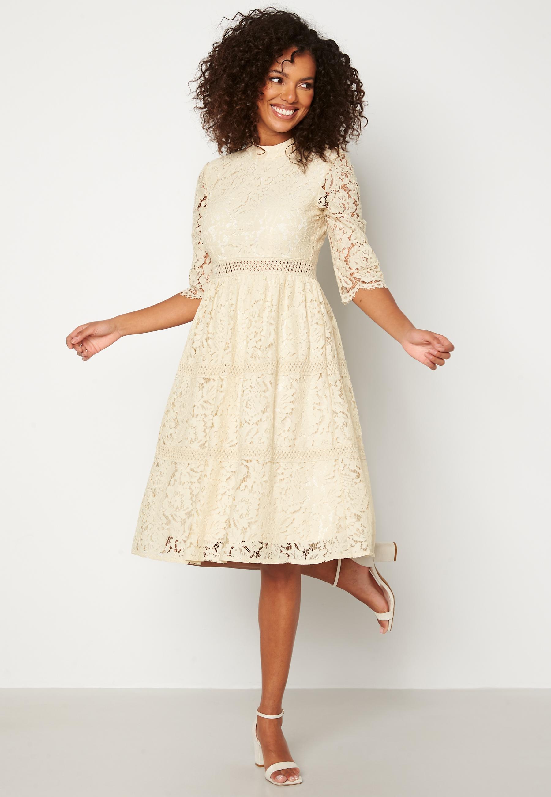 High Neck Lace Dress 6