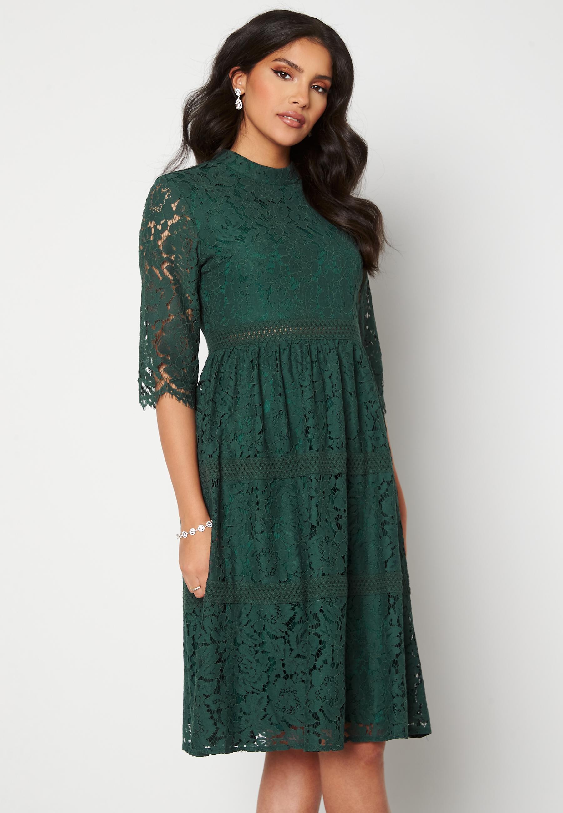 High Neck Lace Dress 3
