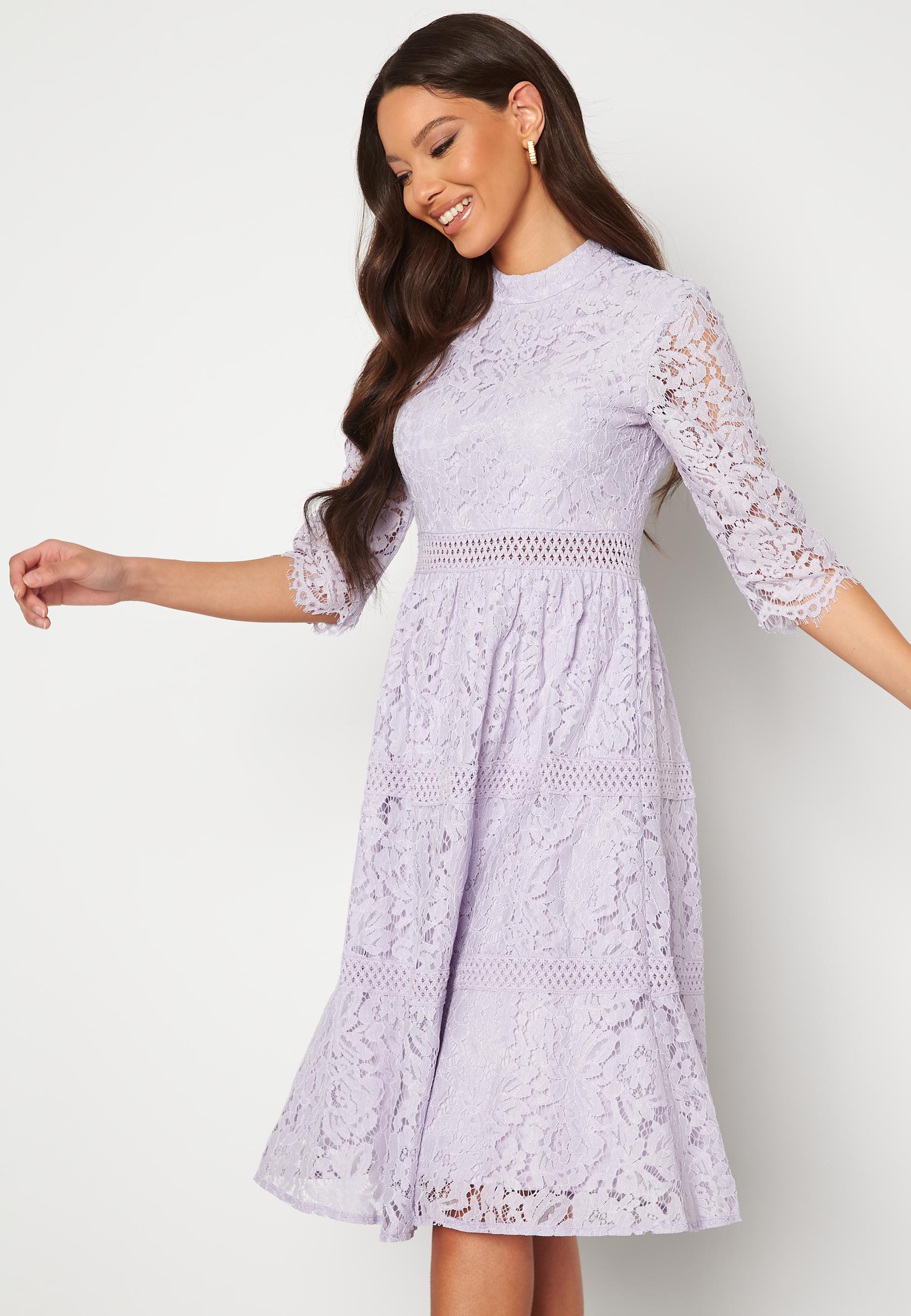 High Neck Lace Dress 4