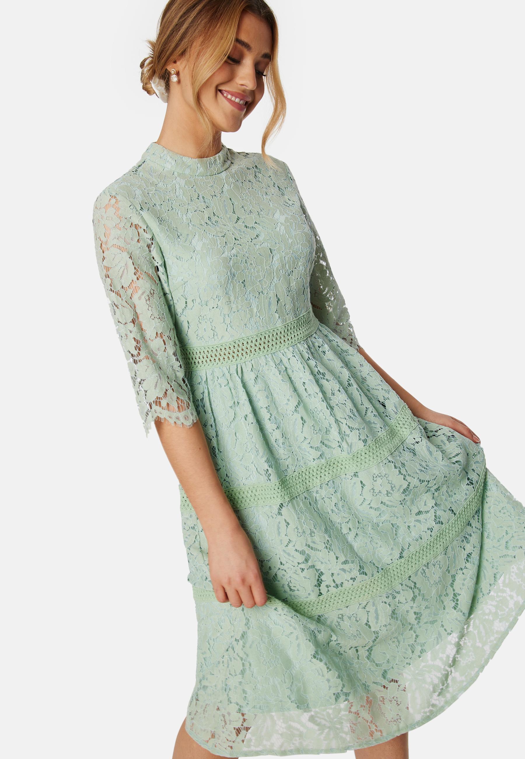 High Neck Lace Dress 7