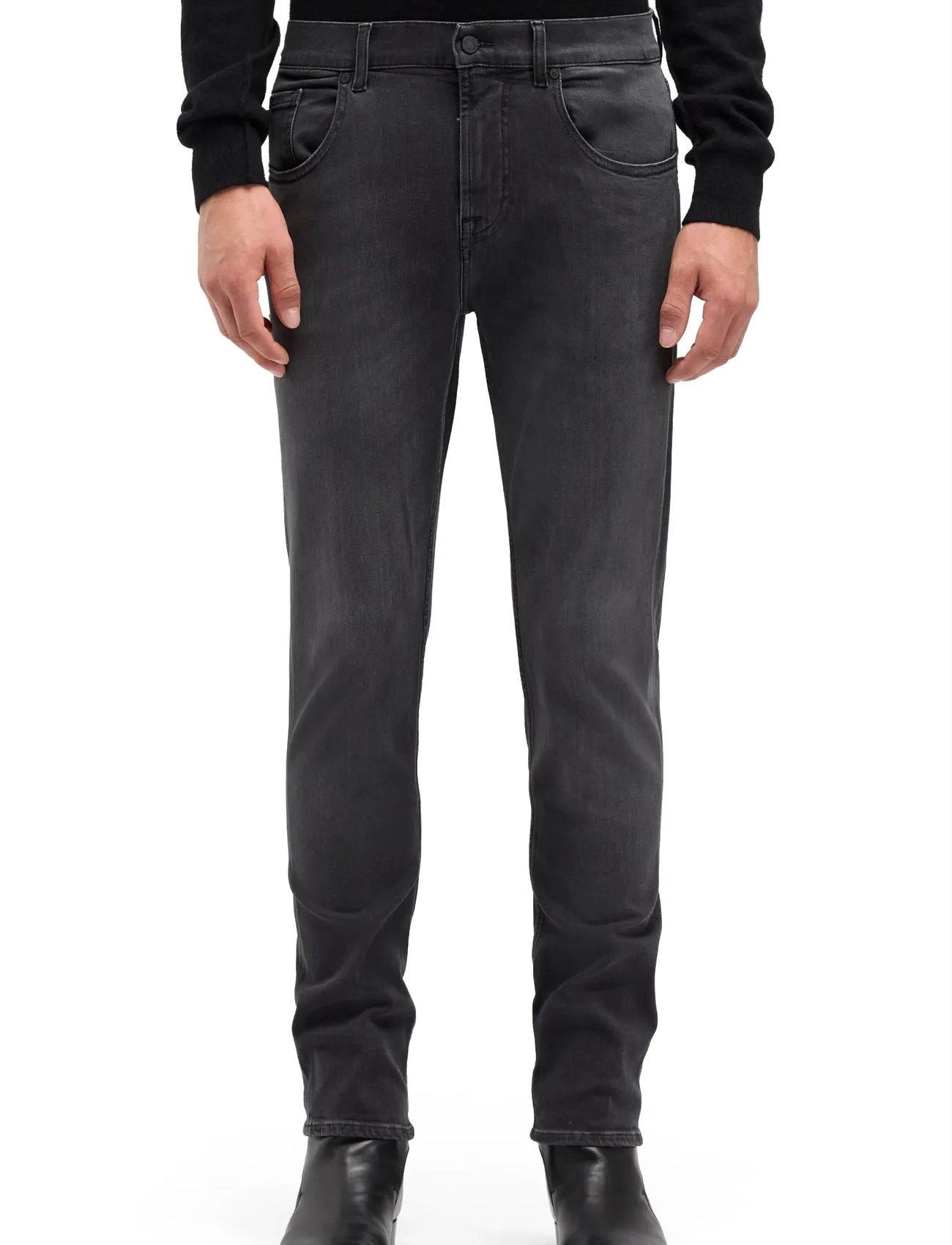 7 For All Mankind Slimmy Tapered Washed Black - - 28 x 32