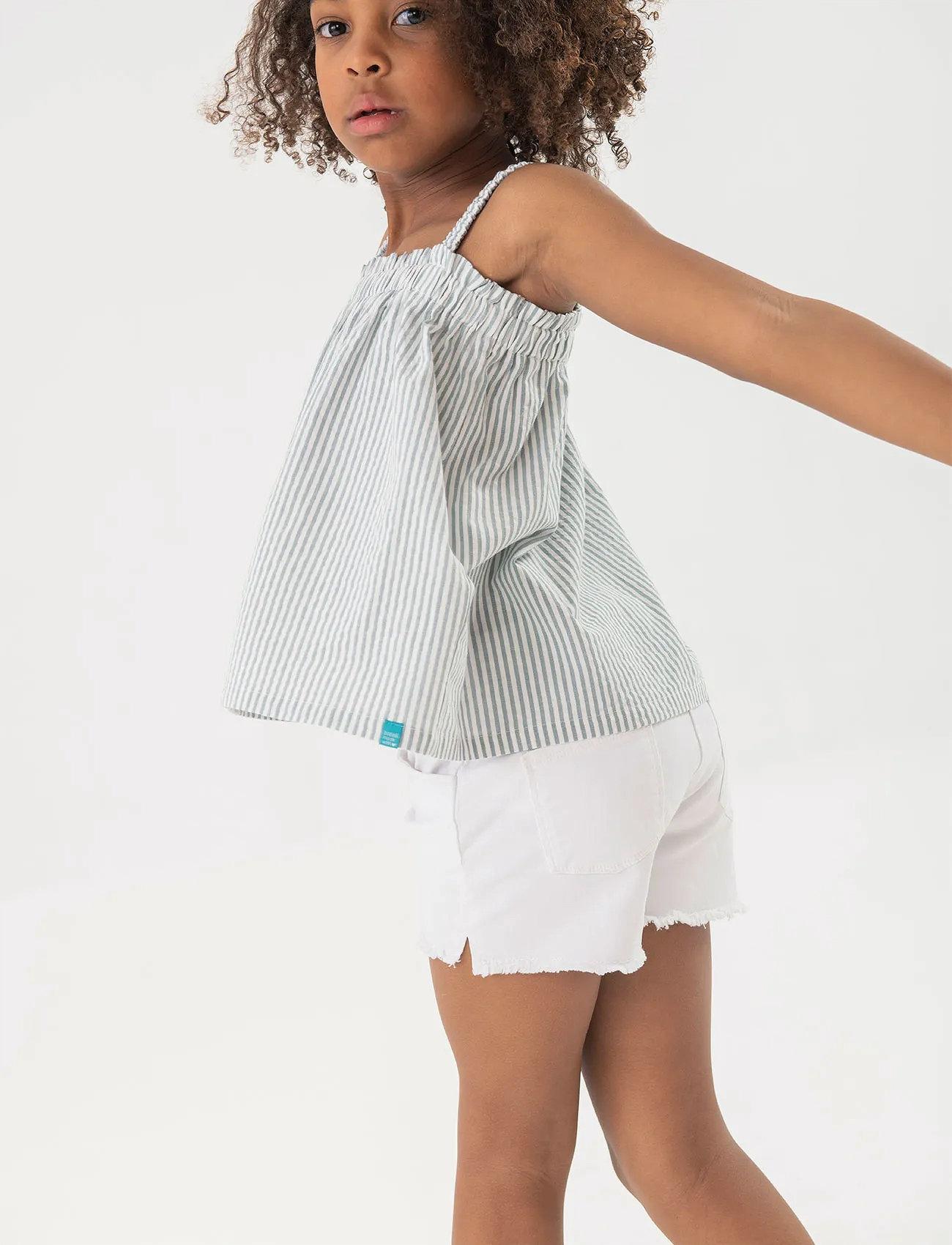 Boboli Fleece Denim Shorts - - 116