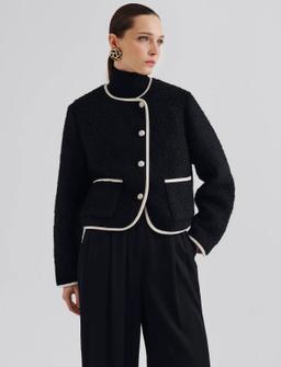 Malina Alexia Organza Frill Blouse - - S 2