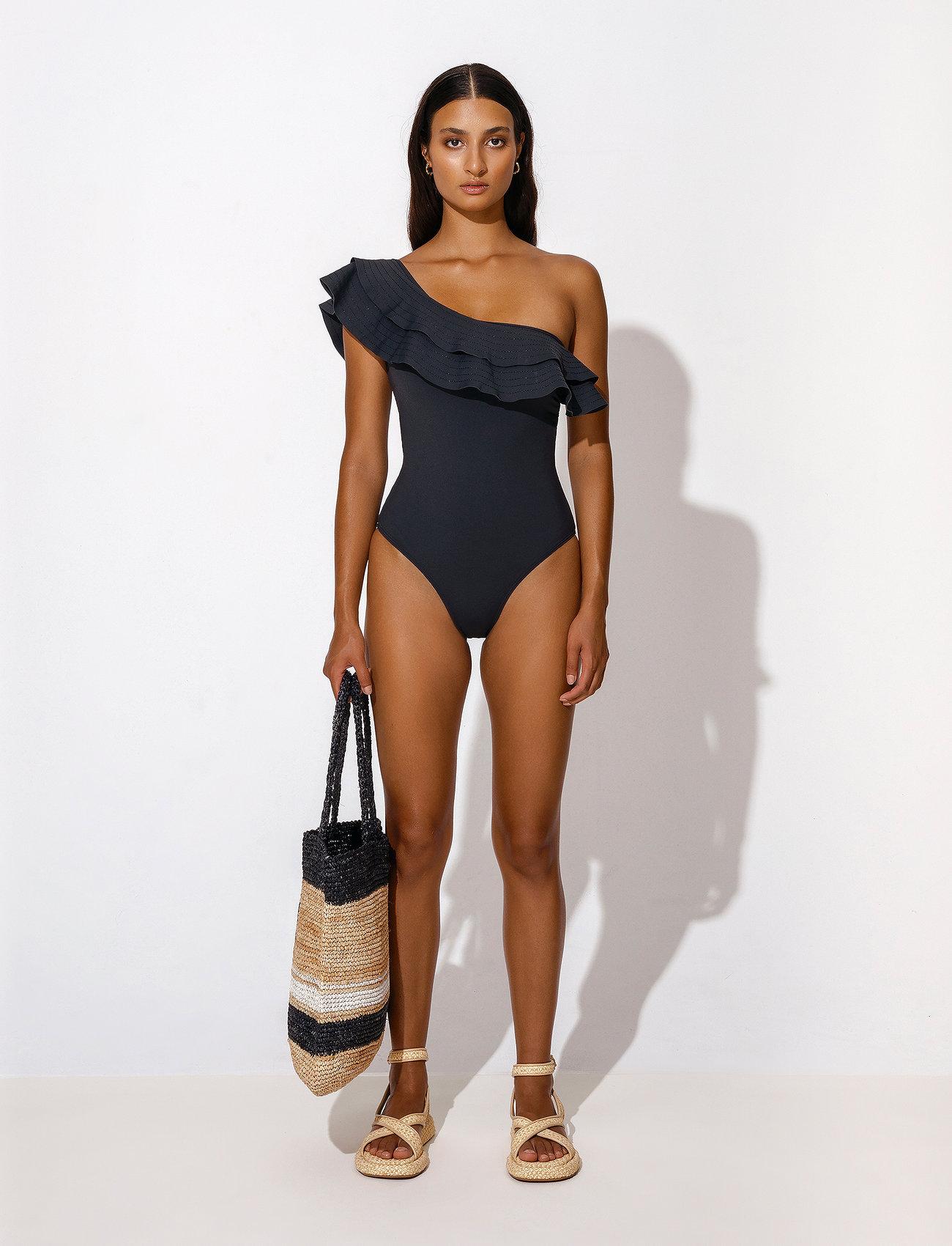 Malina Eleonor One-Shoulder Swimsuit - - XS