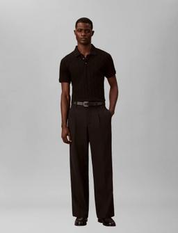 Calvin Klein Ls Merino Mock Neck Swtr 14Gg - - S 14