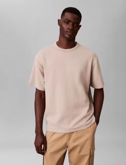 Calvin Klein Ls Merino Mock Neck Swtr 14Gg - - S 16