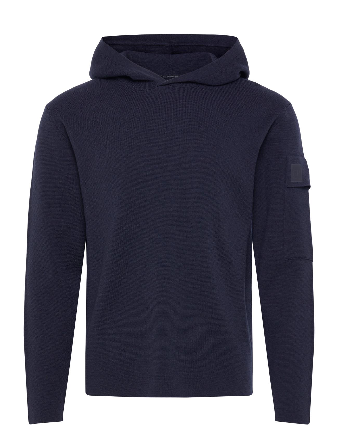 C.P. Company Metropolis Series Extra Fine Merino Wool Hooded Sweatshirt - - L