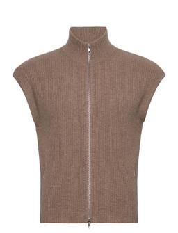 Davida Cashmere Man Zip Pockets Vest - - M 9