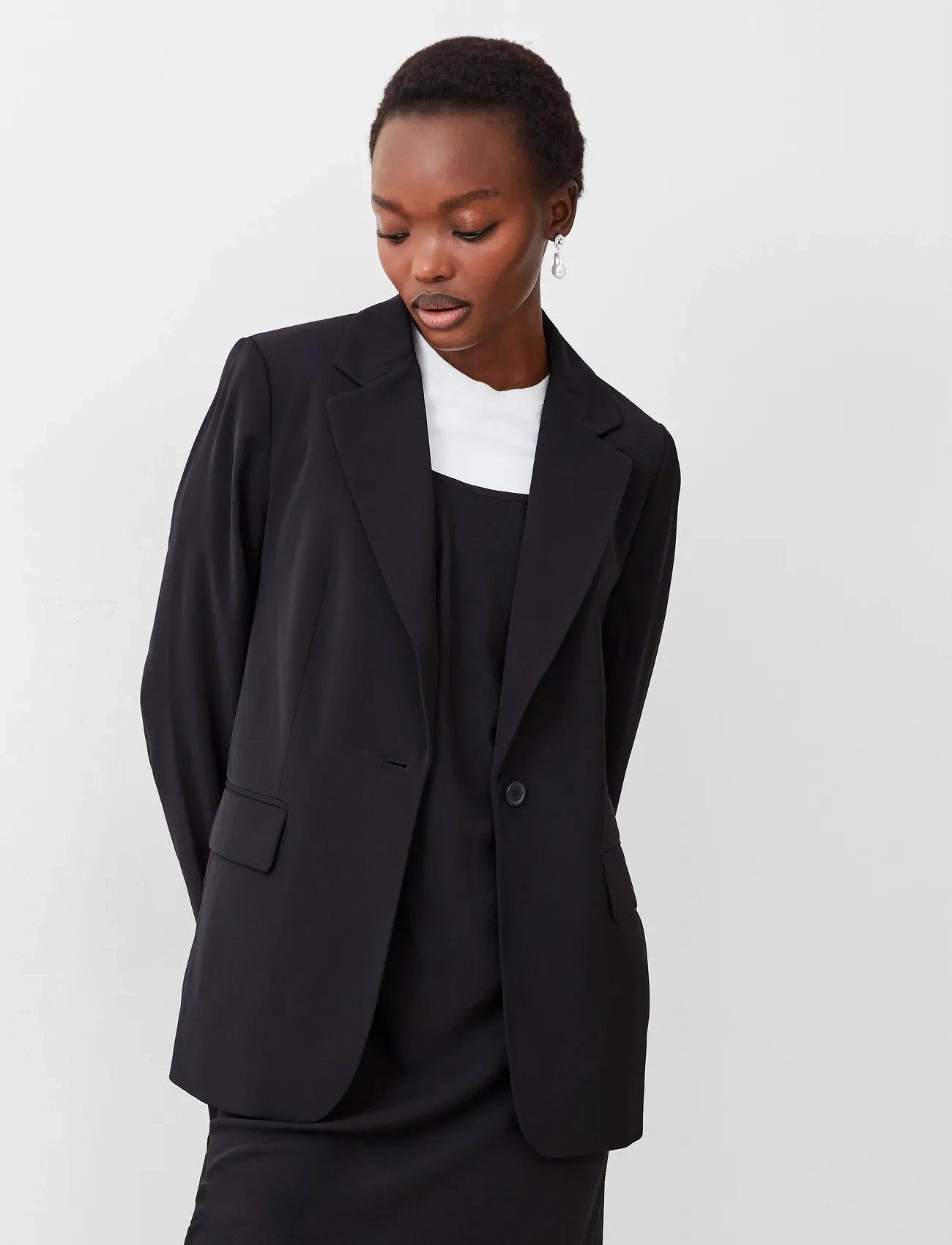 French Connection Whisper Slvlss Tux Dress - - 36 4