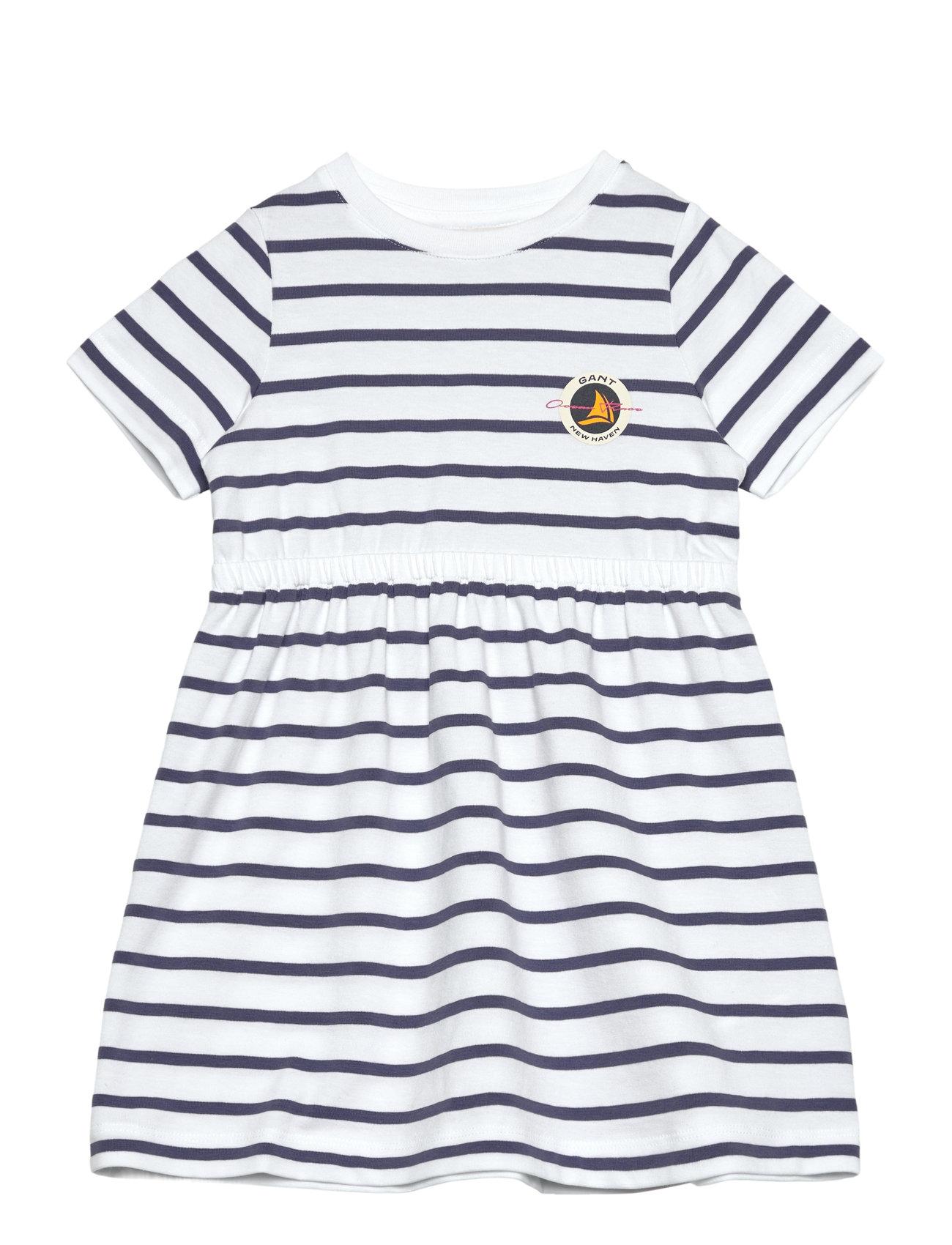 GANT Striped T-Shirt Dress - - 122/128