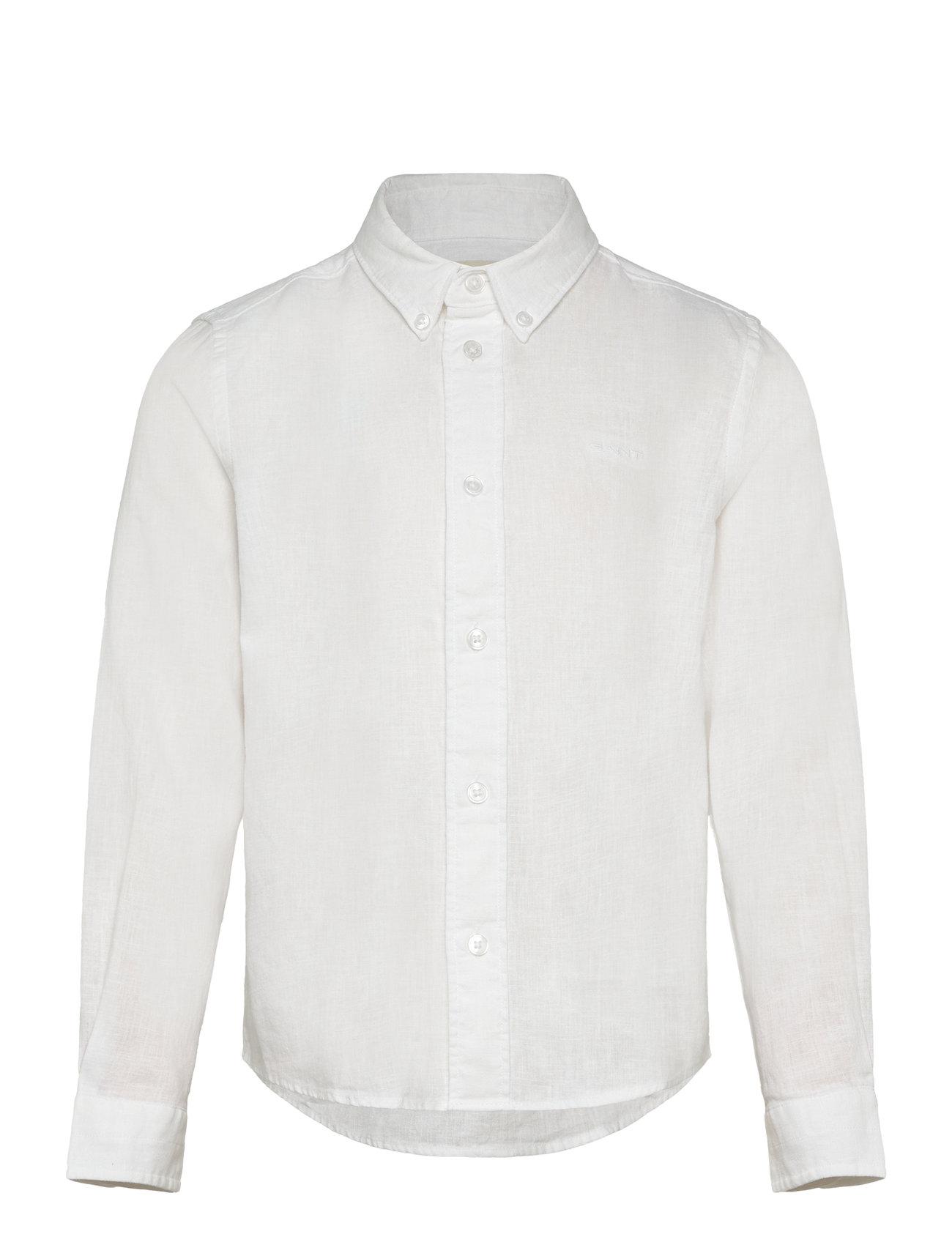 GANT Cotton Linen Bd Ls Shirt - - 92 1
