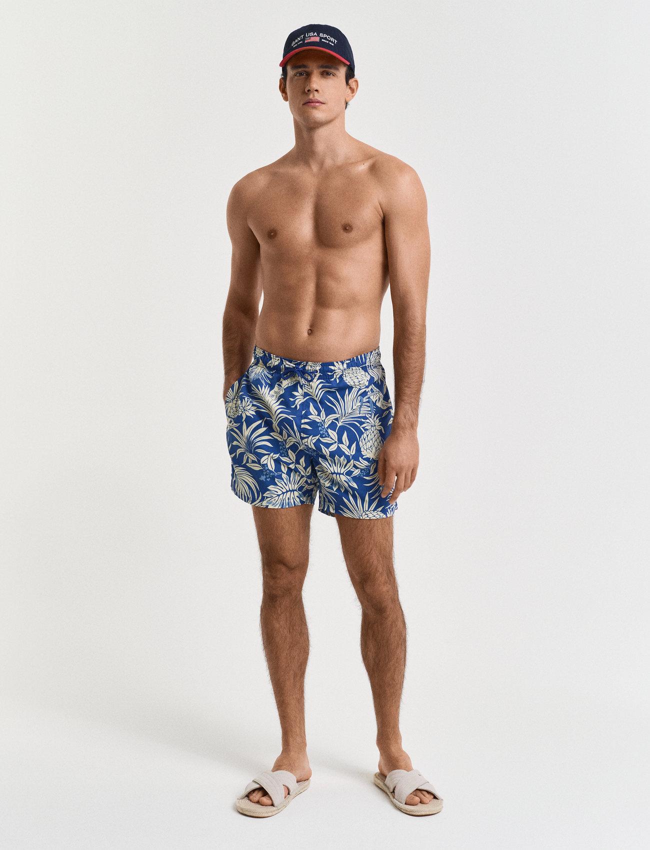 GANT Tropical Print Swim Shorts - - S