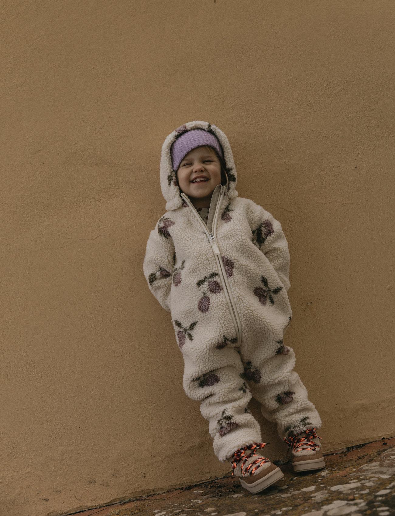 Garbo&Friends Prune Beige Pile Overall - - 74/80