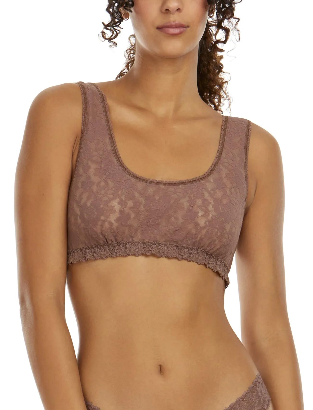 Hanky Panky Hanky Panky Daily Lace, Lined Scoop Neck Bralette - - XS