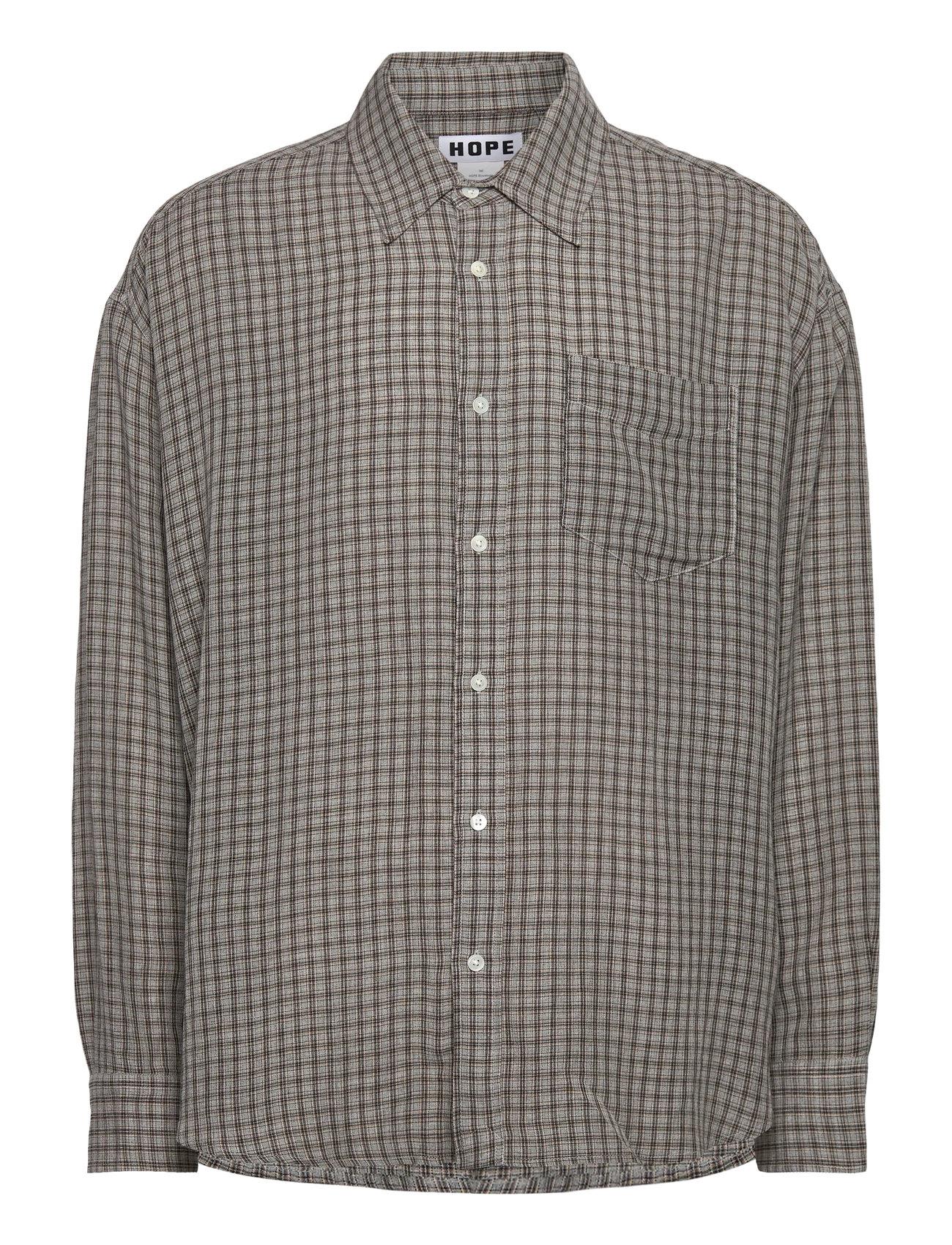 Hope Room Shirt Soft Check-48 - - 46