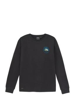 Indian Blue Jeans T-Shirt Backprint Wave - - 110 2